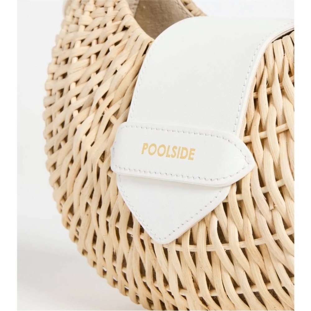Poolside Le Croissant Rattan Shoulder Bag - Tags Included - Picture 13 of 14